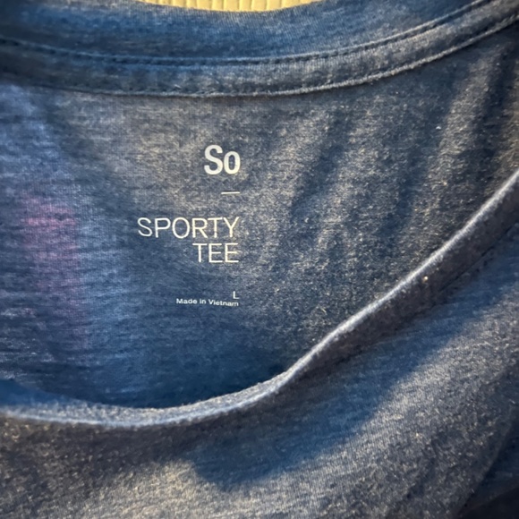 Blue shirt with front knot - Picture 2 of 2